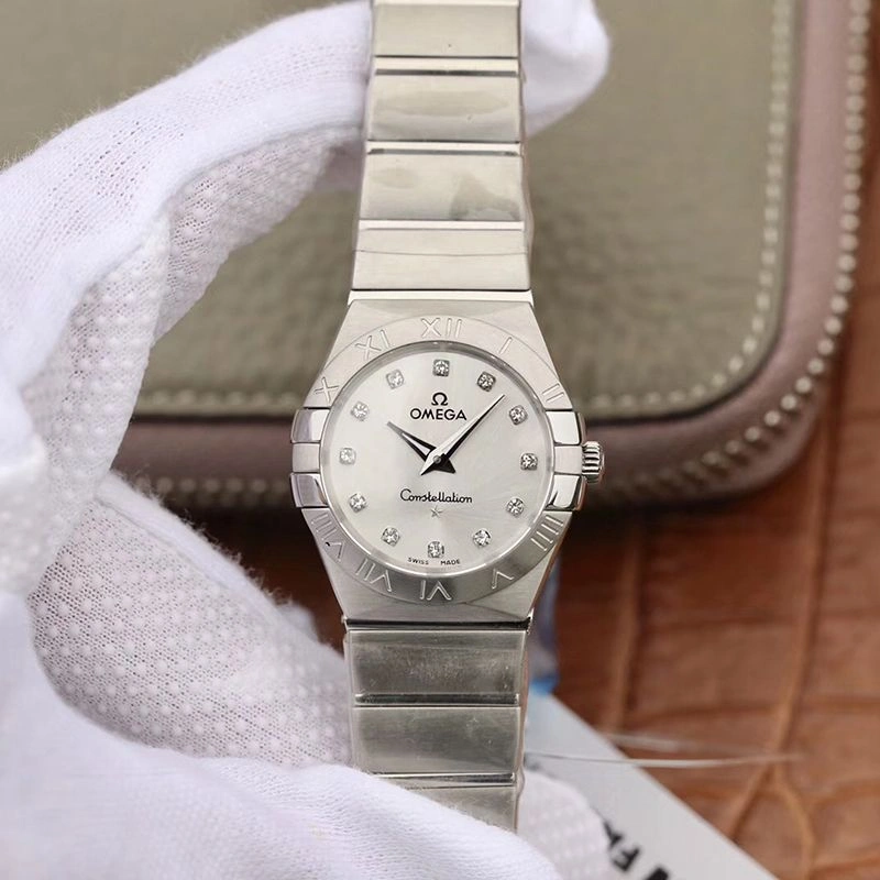 Omega Constellation 27mm Quartz Ladies 123.10.27.60.55.001 TW Factory 1:1 Best Edition Replica Watch Swiss Eta Quartz 1376